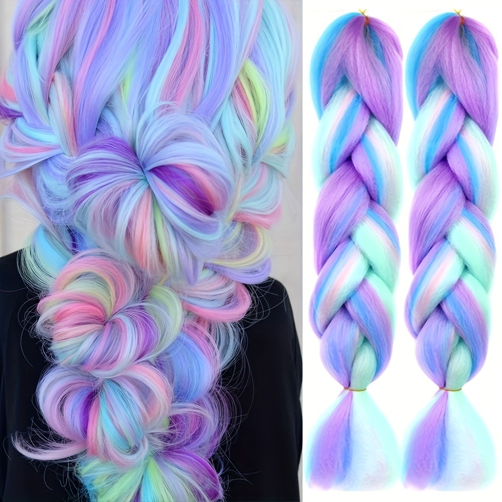 Braiding Hair Kanekalon - 24Inch Long Synthetic Braiding Hair 100g