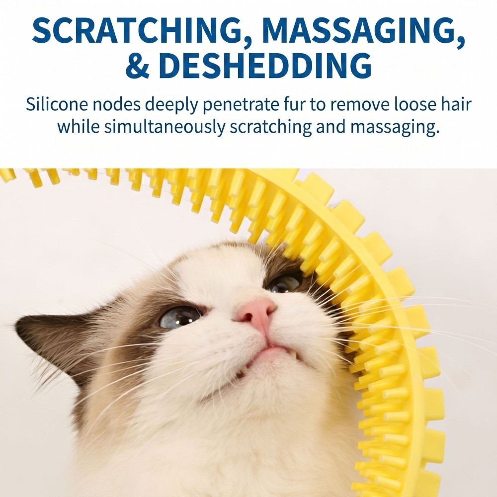 House Hair Care - Plastic Cat Tunnel Brush Hair Reduction