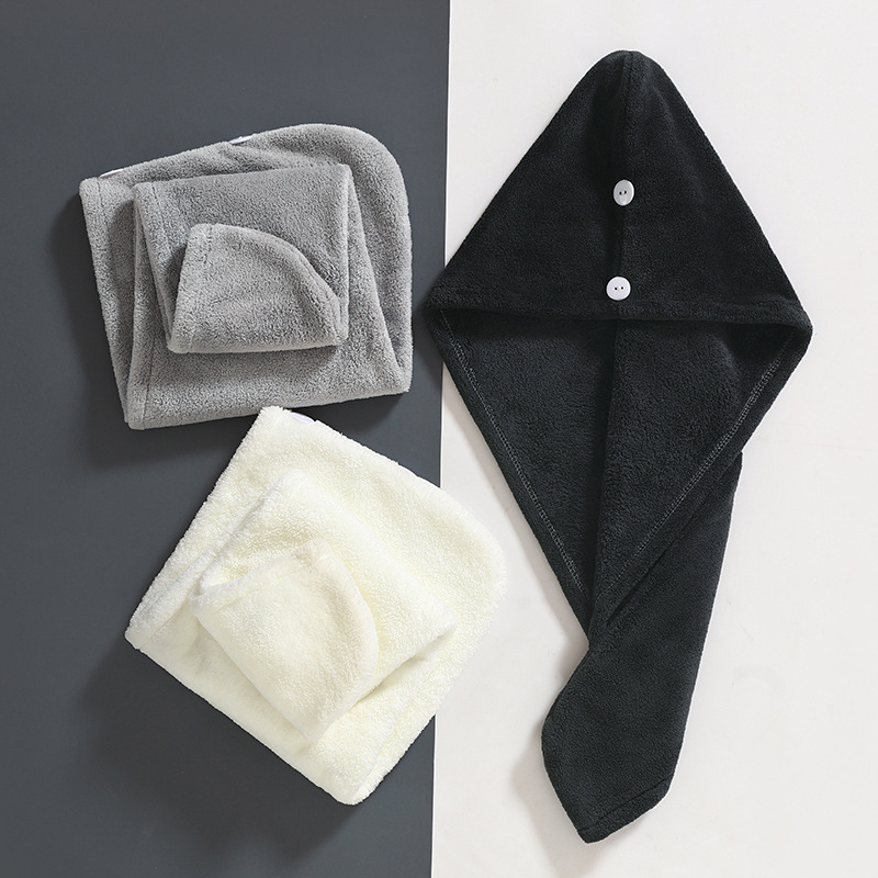 Hair Turban Towel - Microfiber Hair Drying Cap – European
