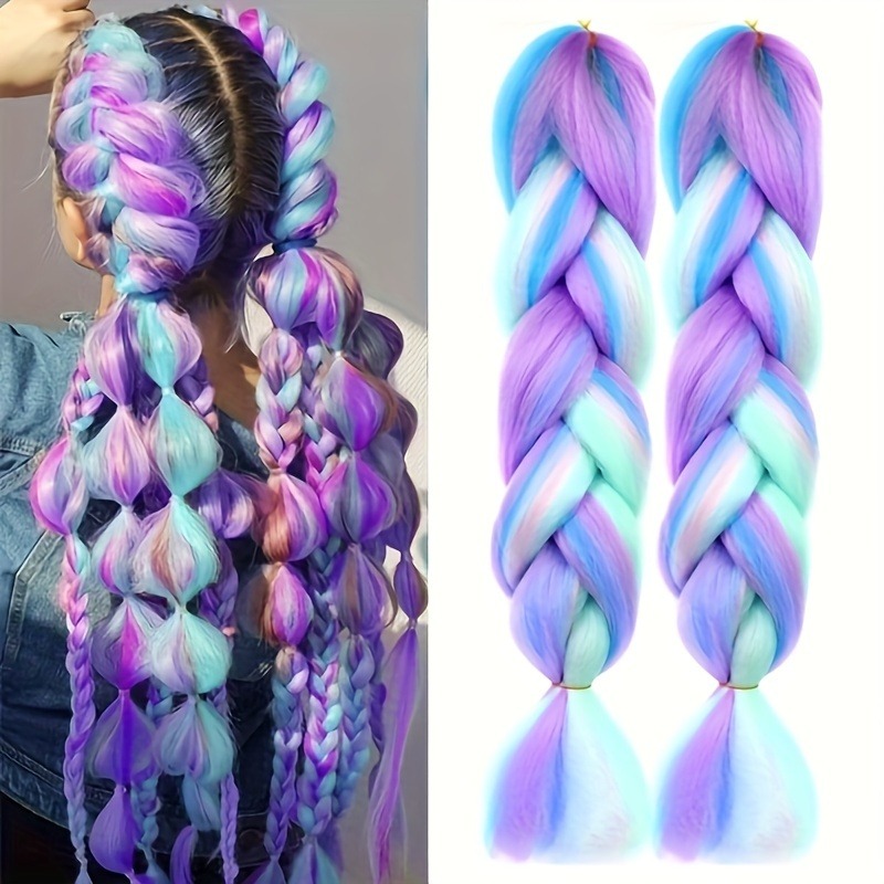 24Inch Long Synthetic Braiding - Braiding Hair Kanekalon 评论和价格