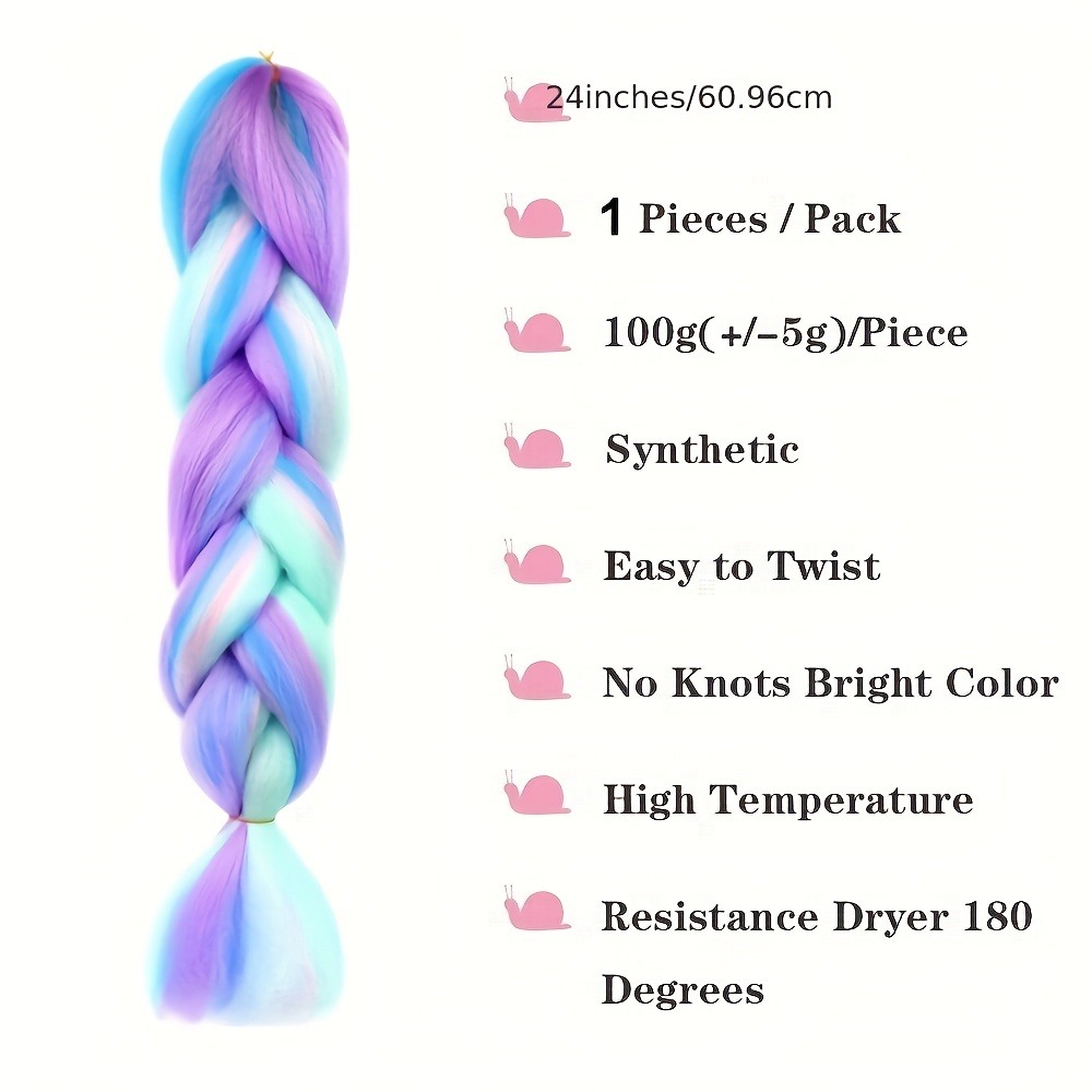 24Inch Long Synthetic Braiding - Braiding Hair Kanekalon 评论和价格