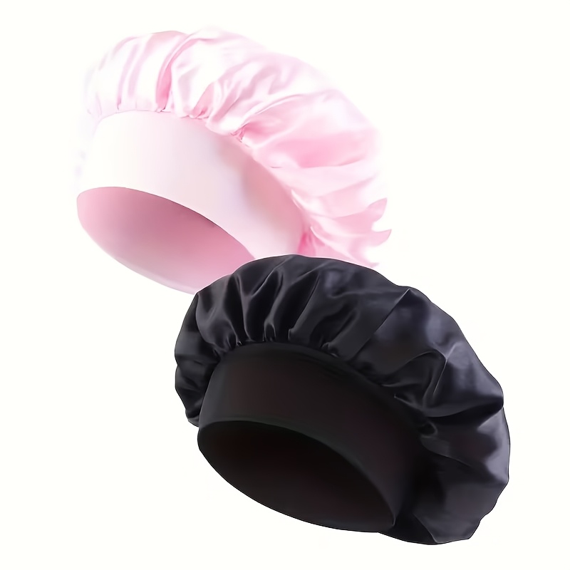 Soft Satin Solid-color Sleep C - House Hair Care 评论和价格