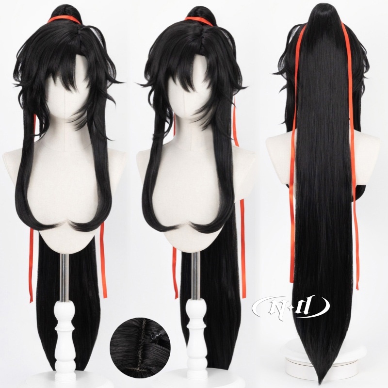 ND Wei Wuxian Cosplay Wigs Hai - Braiding Hair Kanekalon 评论和价格
