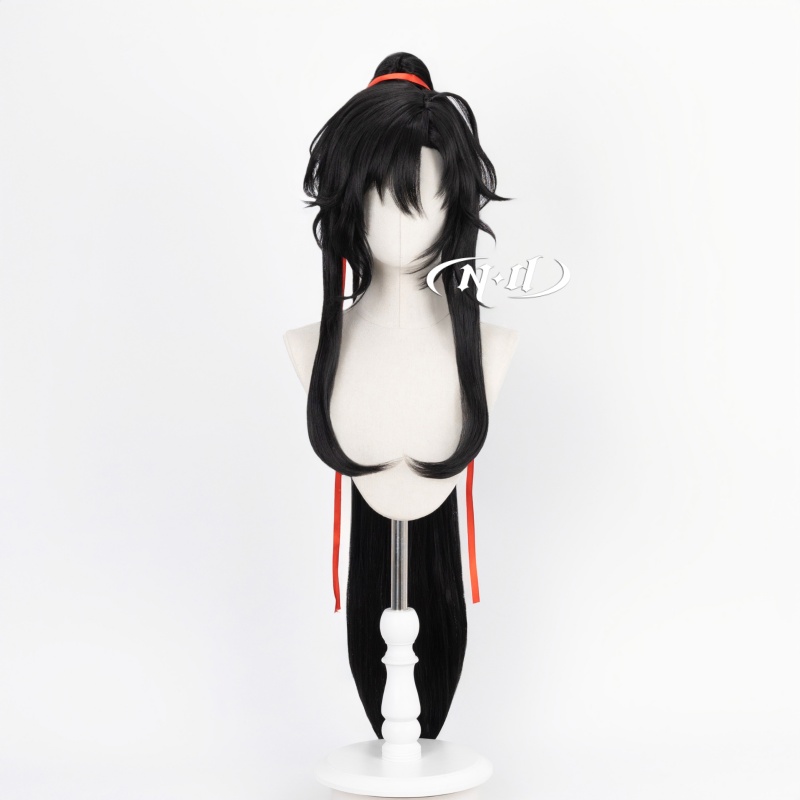 ND Wei Wuxian Cosplay Wigs Hai - Braiding Hair Kanekalon 评论和价格