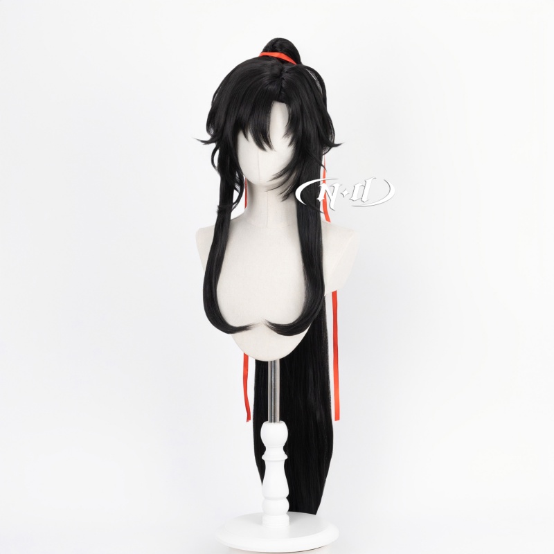 ND Wei Wuxian Cosplay Wigs Hai - Braiding Hair Kanekalon 评论和价格