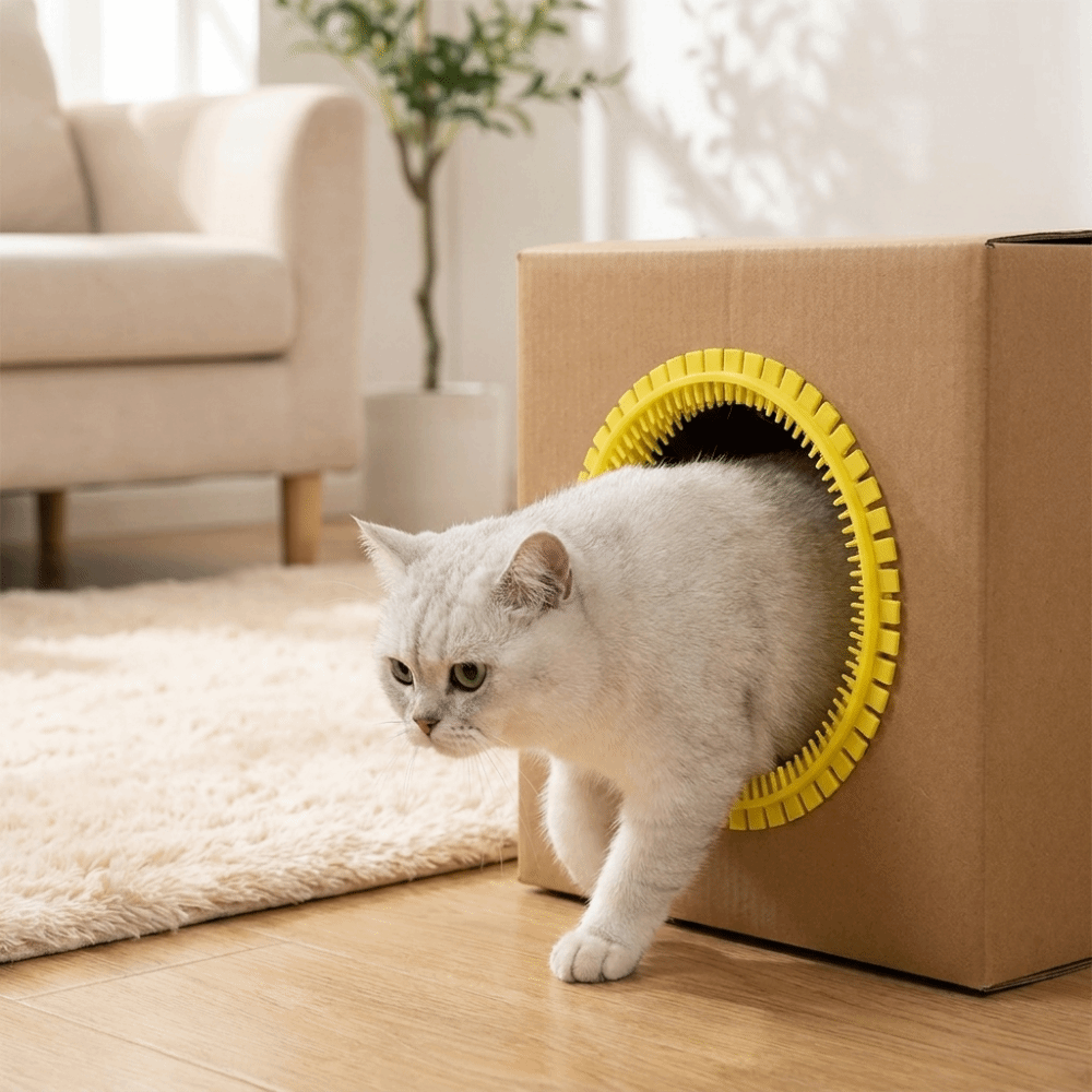 Pet Cat Comb Toy Plastic Cat T - House Hair Care 评论和价格