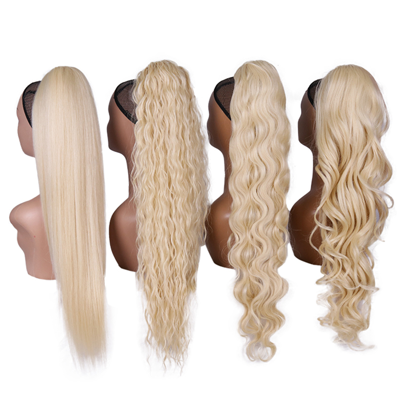 Blonde Synthetic Ponytail  Lon - Braiding Hair Kanekalon 评论和价格
