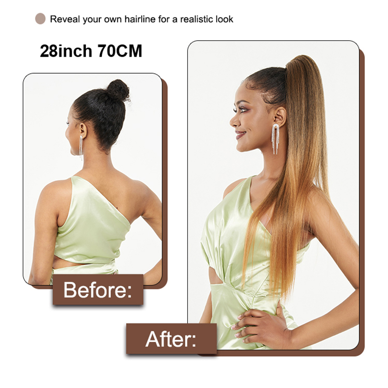 Blonde Synthetic Ponytail  Lon - Braiding Hair Kanekalon 评论和价格