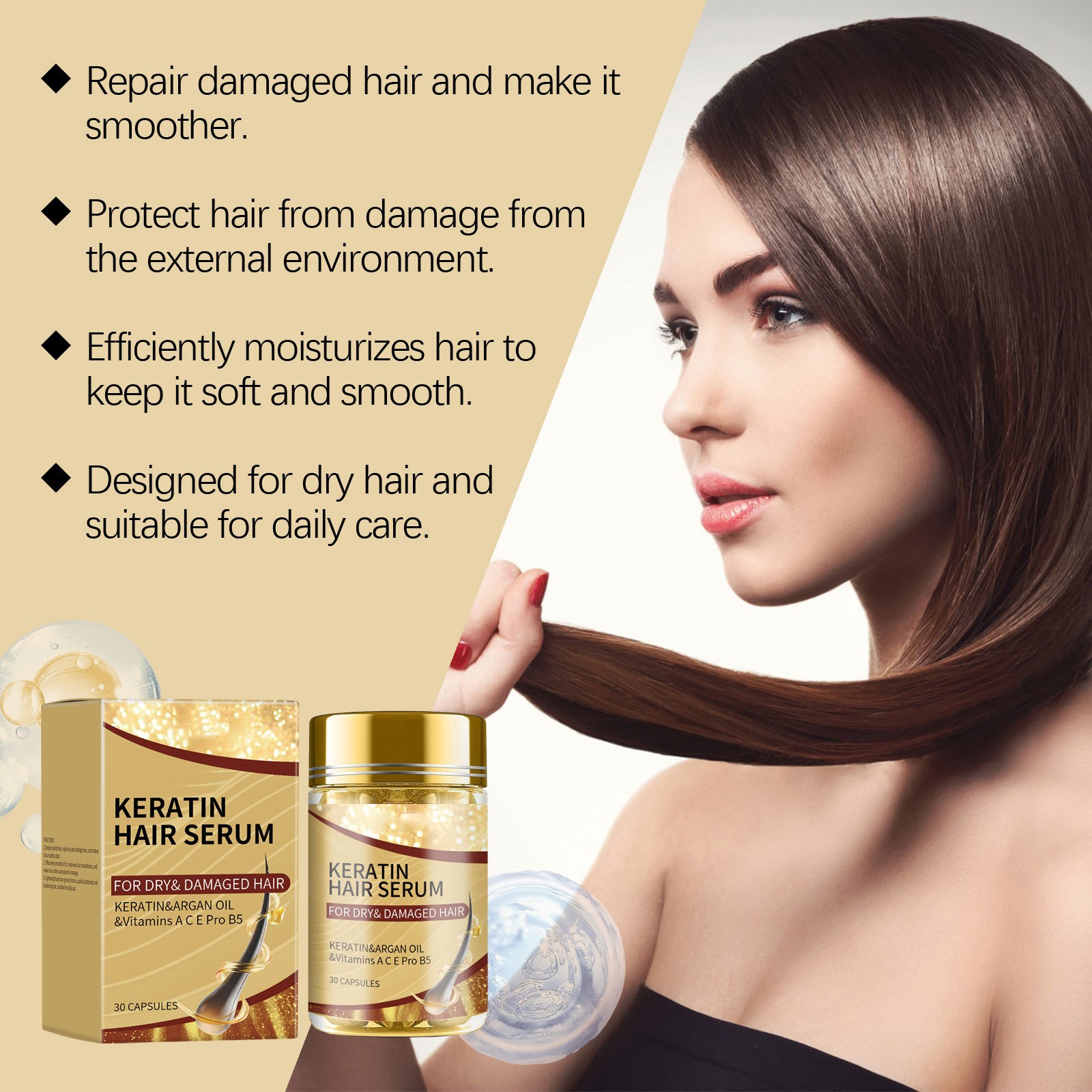Argan Oil Smooth Hair Care Cap - House Hair Care 评论和价格