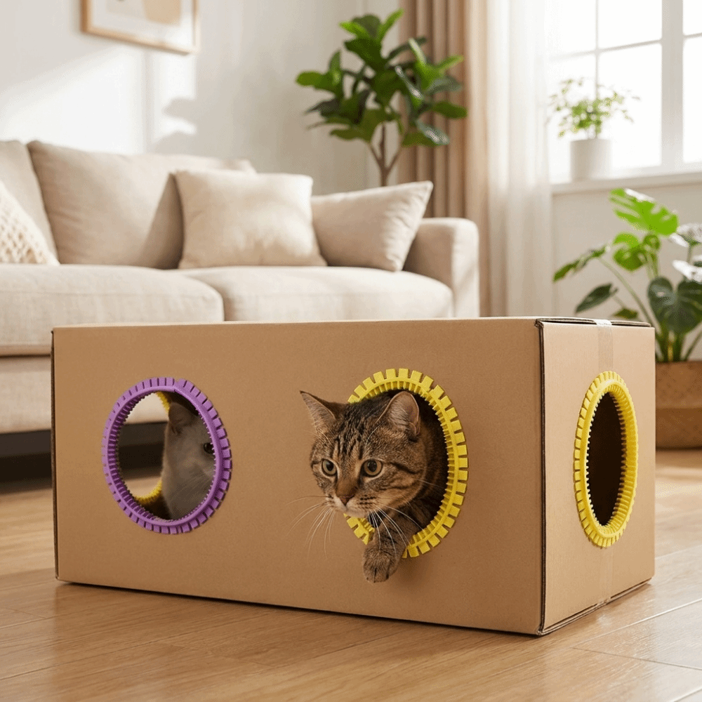 Plastic Cat Tunnel Brush Soft  - House Hair Care 评论和价格