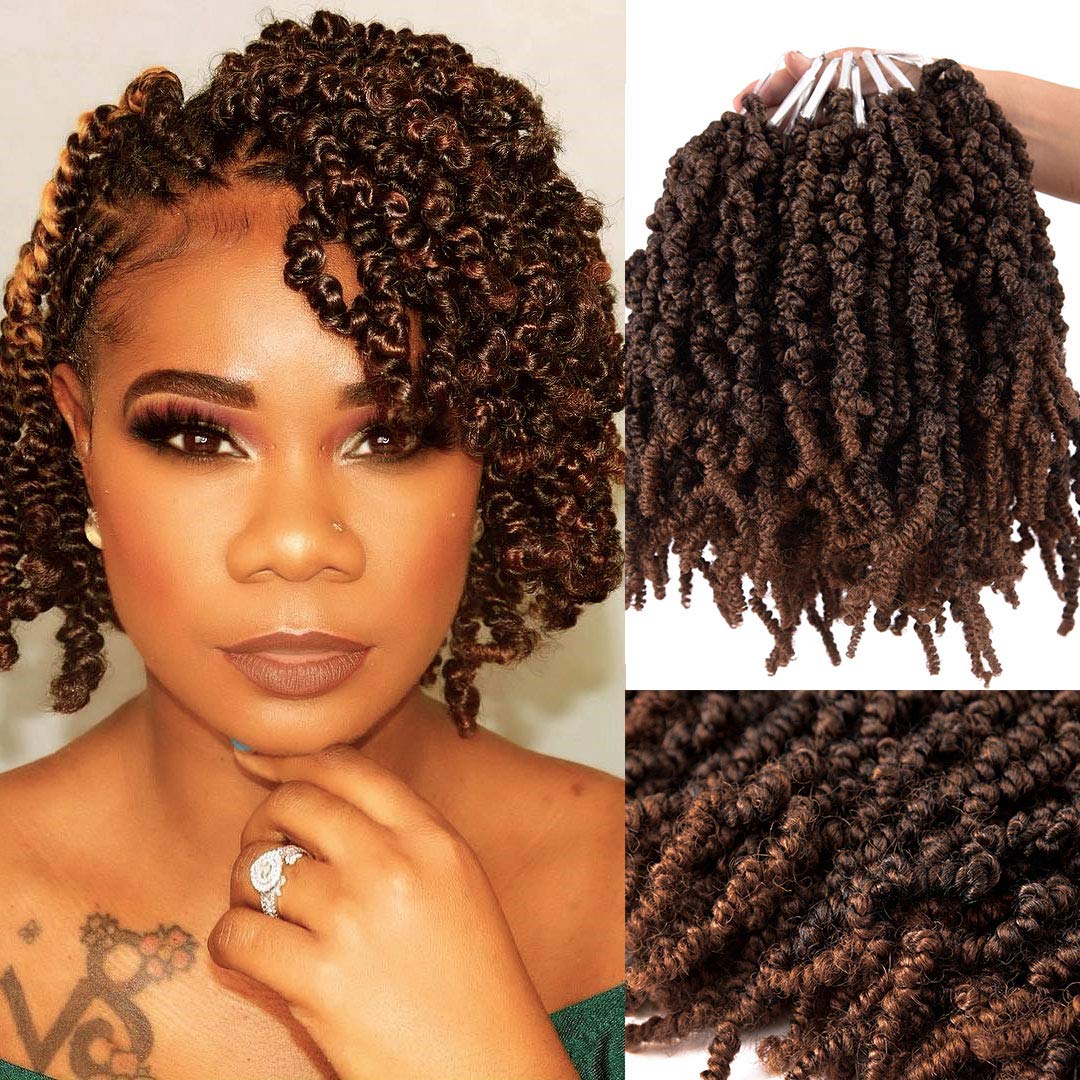 10 Inch Short Curly Spring Pre - Braiding Hair Kanekalon 评论和价格