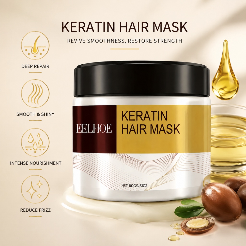 Keratin Hair Mask Argan Coconu - Hair Care Keratin 评论和价格