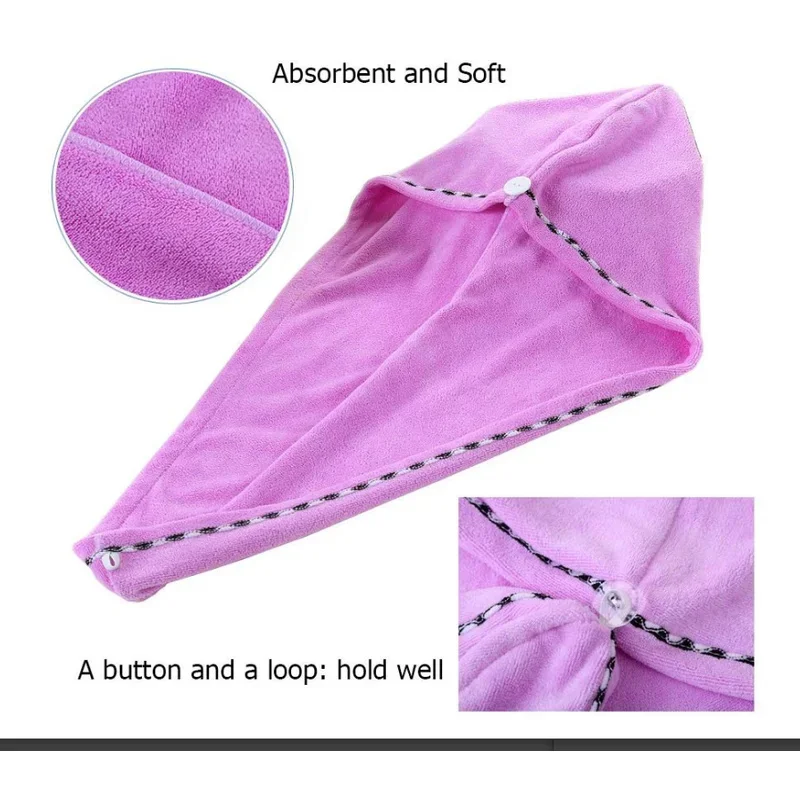 Microfiber Hair Towel Wrap Tow - Hair Turban Towel 评论和价格