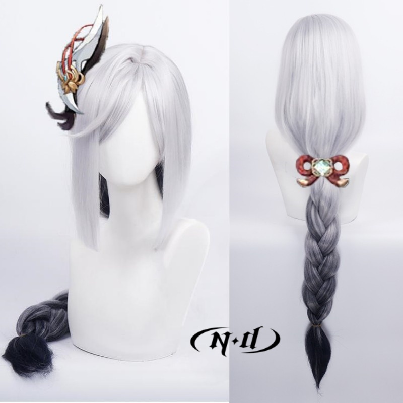 ND Shenhe Cosplay Wigs Hairpie - Braiding Hair Kanekalon 评论和价格