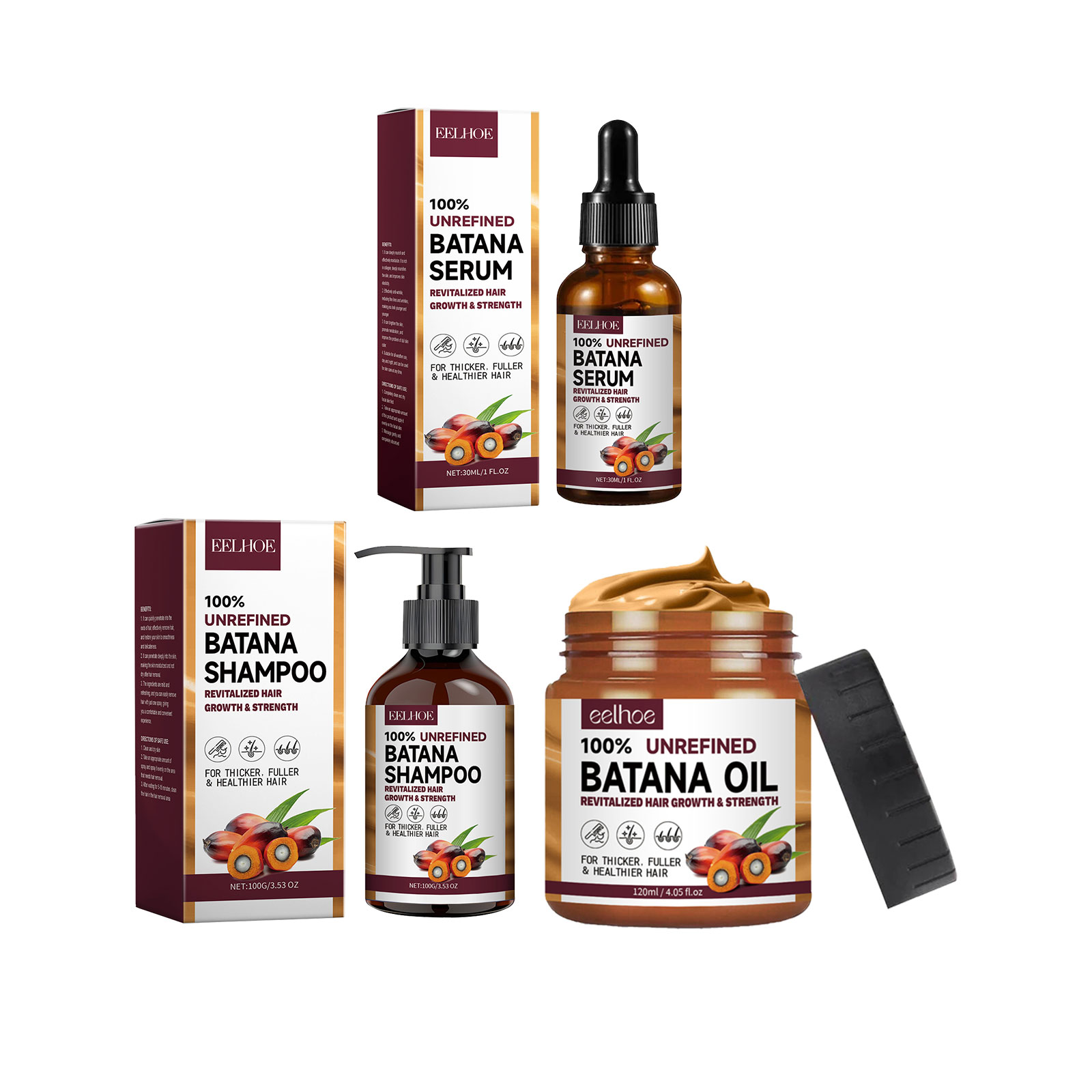 EELHOE Natural Batana Oil Deep - Hair Care Keratin 评论和价格