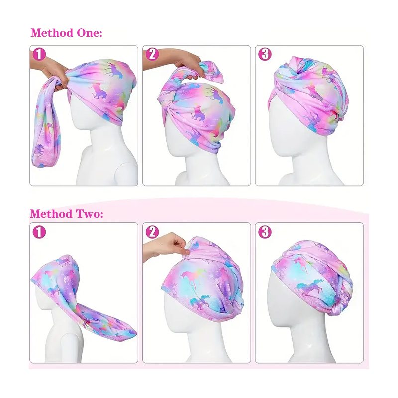 1 Pc Water-Absorbing Quick-Dry - Hair Turban Towel 评论和价格