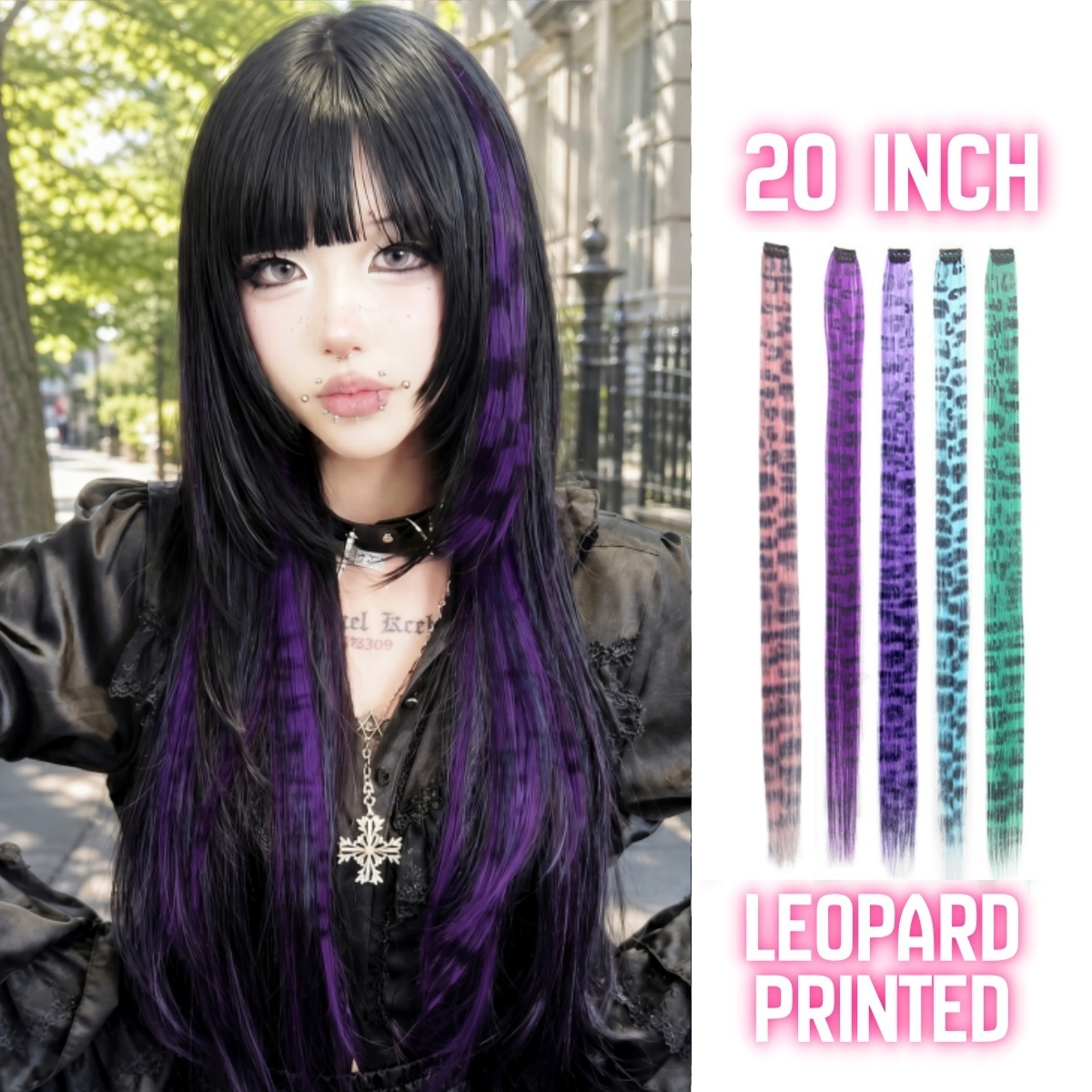 2PCS/7PCS 20inch Colorful Leop - Braiding Hair Kanekalon 评论和价格