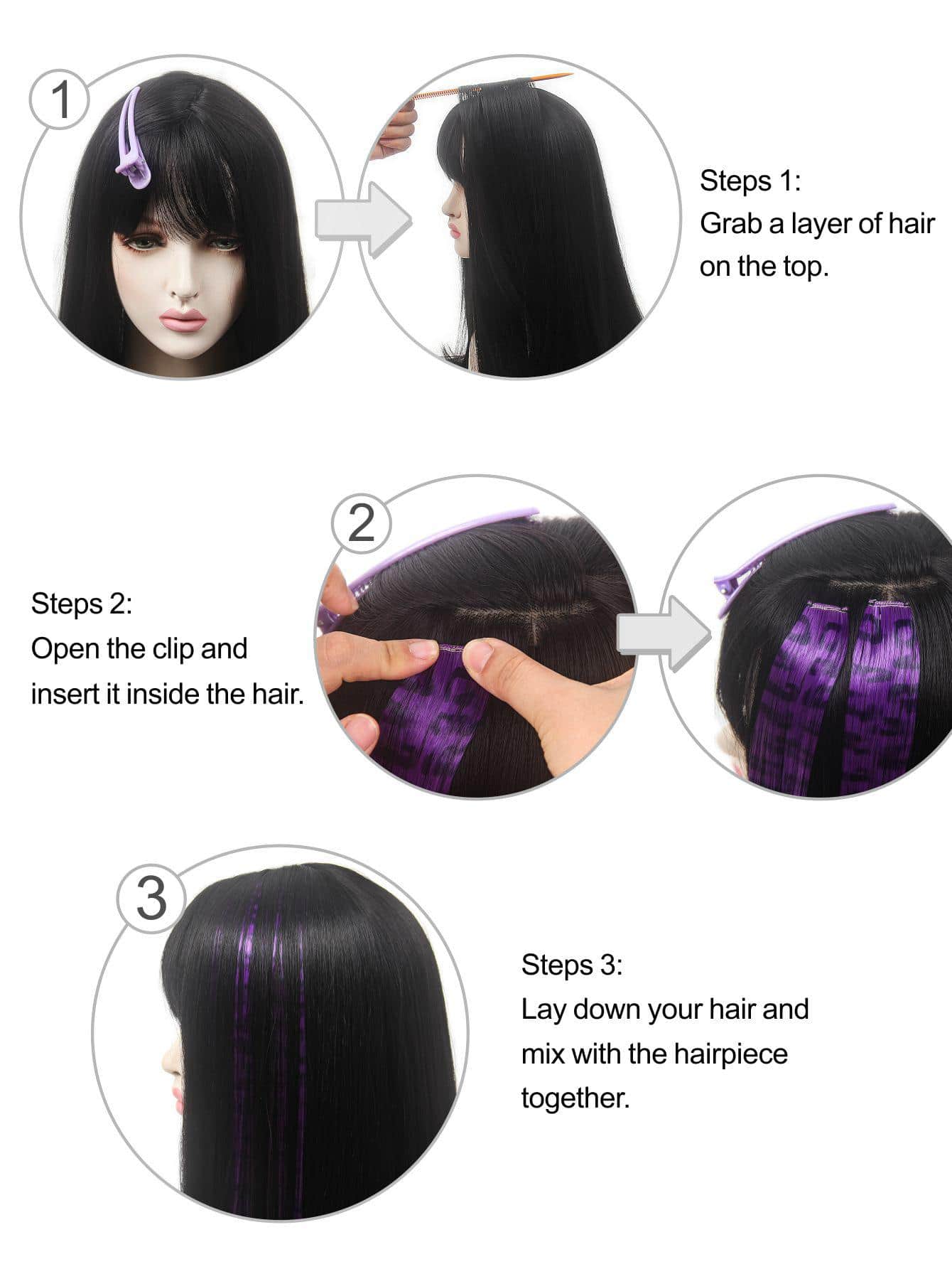2PCS/7PCS 20inch Colorful Leop - Braiding Hair Kanekalon 评论和价格