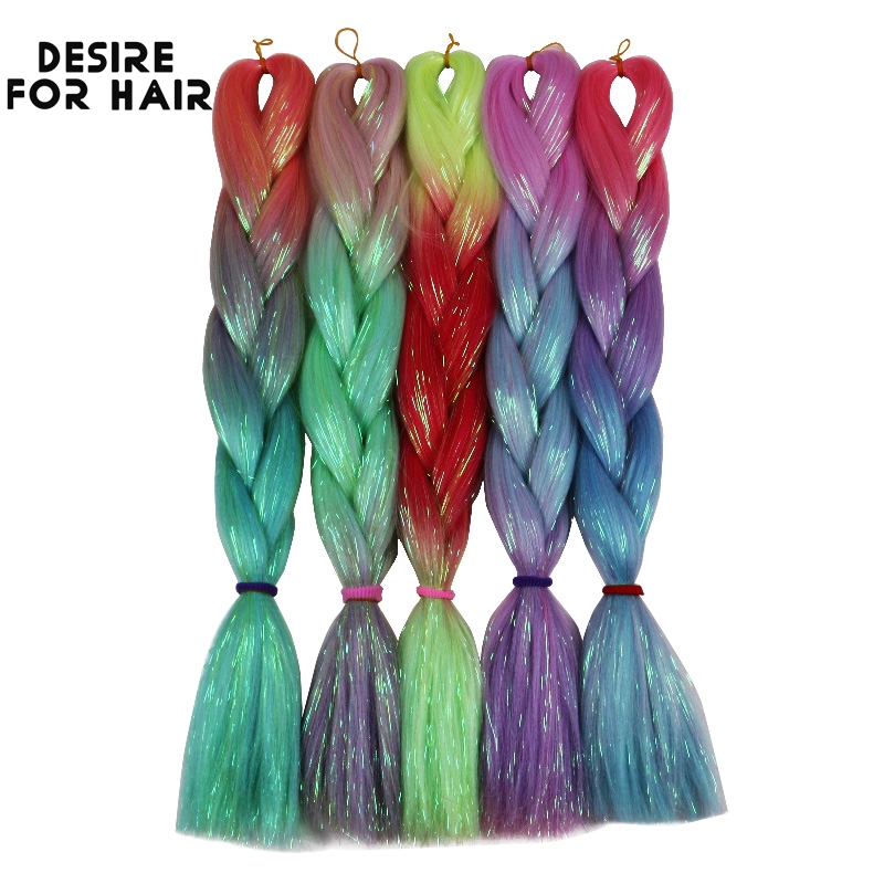 Desire for Hair 5Packs Synthet - Braiding Hair Kanekalon 评论和价格