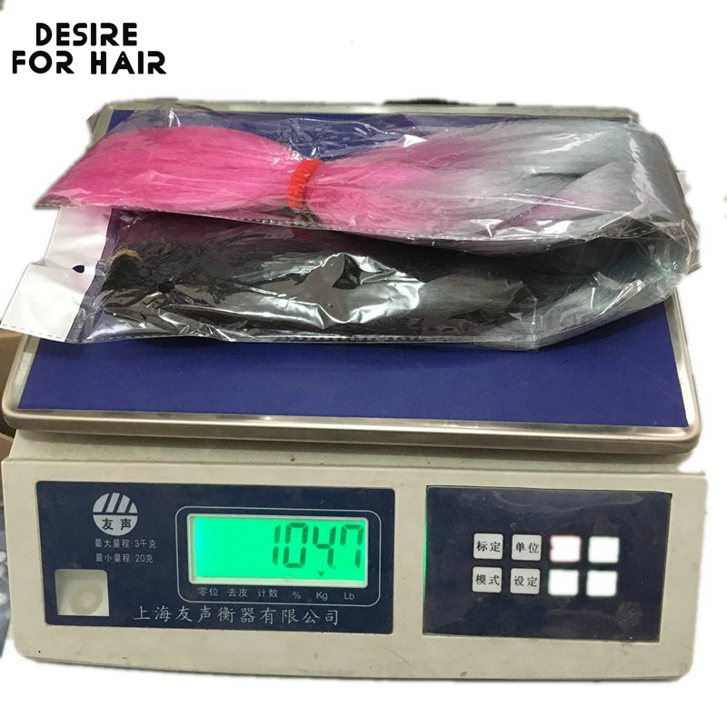Desire for Hair 5Packs Synthet - Braiding Hair Kanekalon 评论和价格
