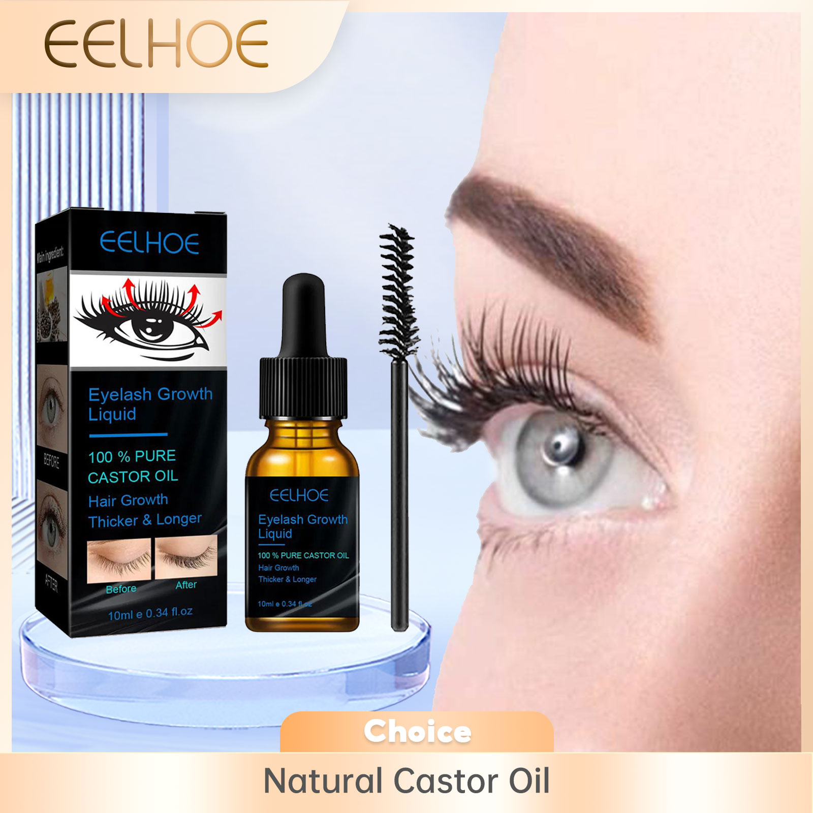 Castor Oil Eyelash Growth Seru - Hair Care Tonic 评论和价格