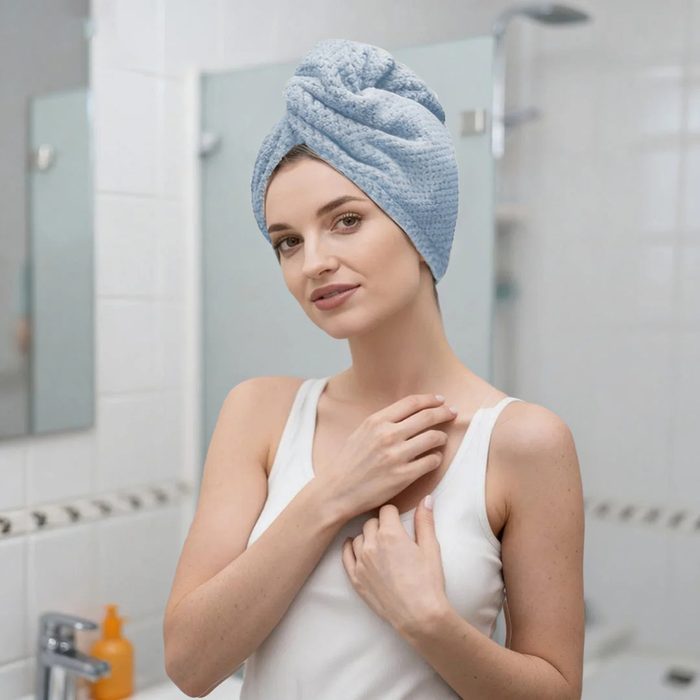 Women's Dry Hair Towel (Dry Ha - Hair Turban Towel 评论和价格
