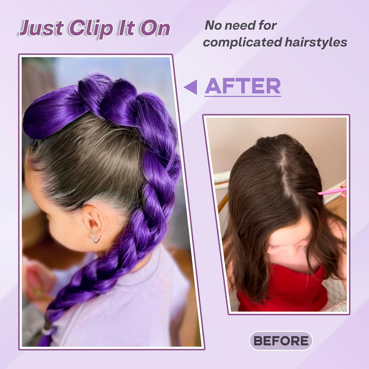 26inch Anime Character Purple  - Braiding Hair Kanekalon 评论和价格